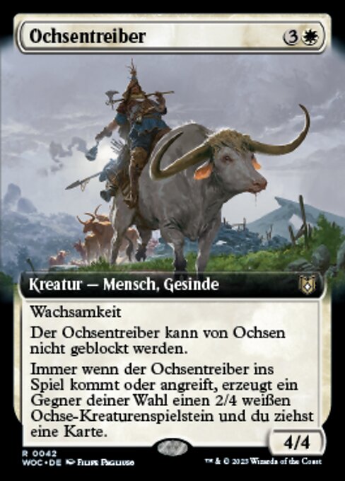 Ochsentreiber XWOC-42 Rare Good Deutsch