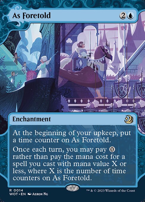 As Foretold WOT-14 Rare Near Mint Englisch Foil
