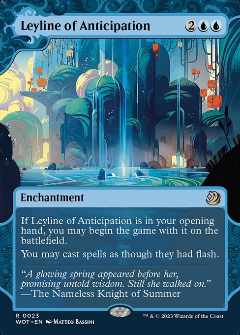 Leyline of Anticipation WOT-23 Rare Near Mint Englisch Foil