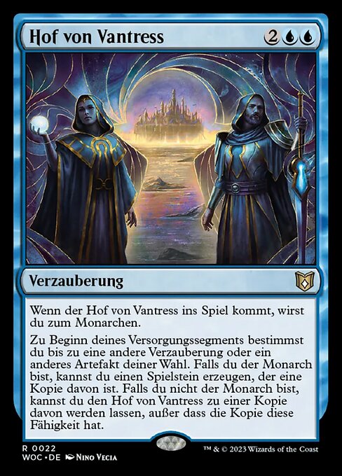 Court of Vantress WOC-22 Rare Near Mint Deutsch