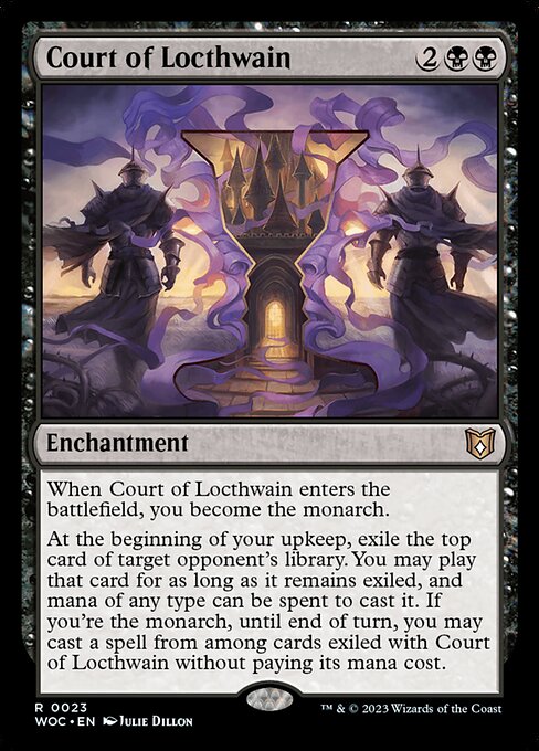 Court of Locthwain WOC-23 Rare Near Mint Englisch Foil