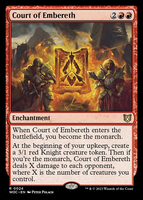 Court of Embereth WOC-24 Rare Near Mint Englisch