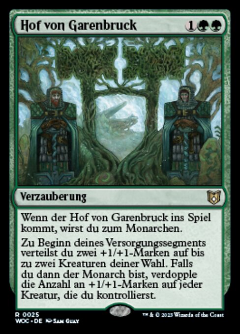 Hof von Garenbruck WOC-25 Rare Near Mint Deutsch