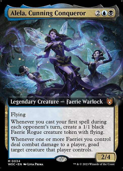 Alela, listige Eroberin XWOC-34 Mythic Excellent Deutsch Foil