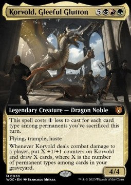 Korvold, Gleeful Glutton XWOC-38 Mythic Near Mint Englisch