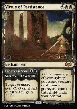 Virtue of Persistence // Locthwain-Groll XWOE-281 Mythic Near Mint Deutsch
