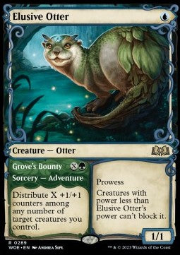 Elusive Otter // Gaben des Hains XWOE-289 Rare Excellent Deutsch