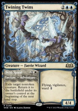 Twining Twins // Spiralmanöver XWOE-296 Rare Near Mint Deutsch Foil
