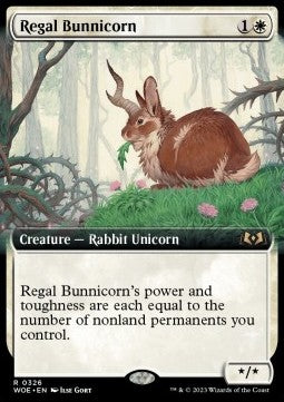 Regal Bunnicorn XWOE-326 Rare Near Mint Englisch Foil