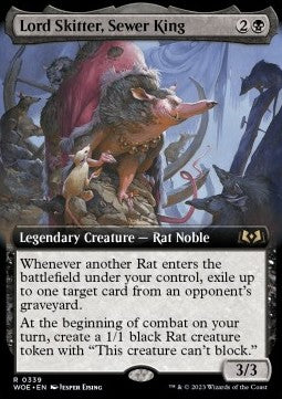 Lord Skitter, Sewer King XWOE-339 Rare Near Mint Englisch Foil