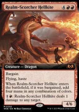 Realm-Scorcher Hellkite XWOE-350 Mythic Near Mint Englisch Foil