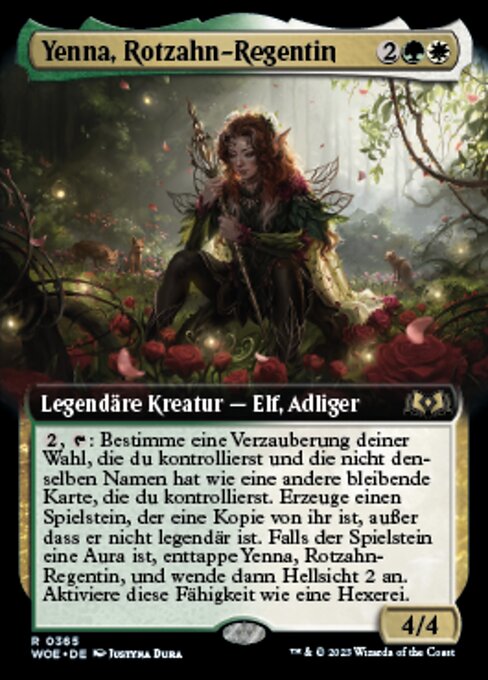 Yenna, Rotzahn-Regentin XWOE-365 Rare Excellent Deutsch Foil