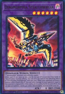 Dinomorphia Stealthbergia MP23-DE021 Ultra Rare Light Played Deutsch 1. Auflage