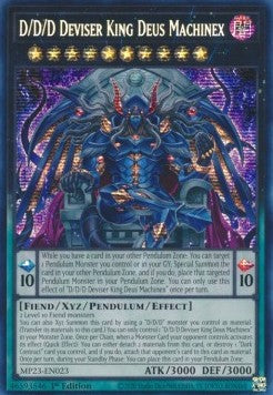 D/D/D Deviser King Deus Machinex MP23-023 Secret Rare Near Mint Englisch 1. Auflage