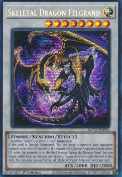 Skelettdrache Fellgrant MP23-084 Secret Rare Excellent Deutsch 1. Auflage