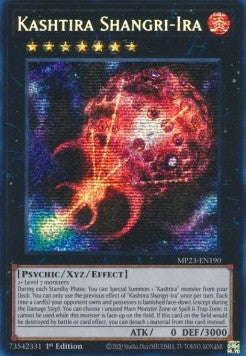 Kashtira Shangri-Ira MP23-190 Secret Rare Excellent Englisch 1. Auflage