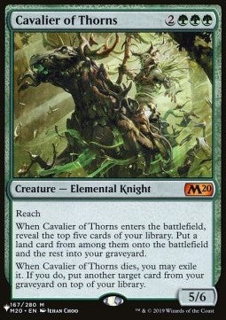 Cavalier of Thorns ZNL-167 Mythic Excellent Englisch
