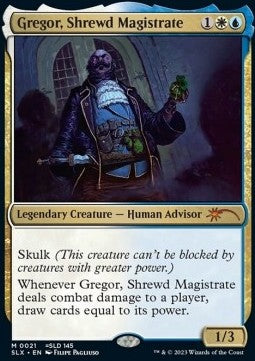 Gregor, Shrewd Magistrate SLX-21 Mythic Near Mint Englisch
