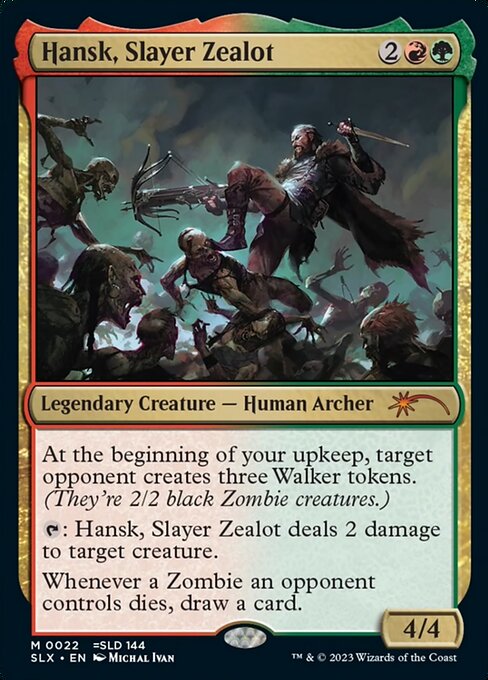 Hansk, Slayer Zealot SLX-22 Mythic Near Mint Englisch