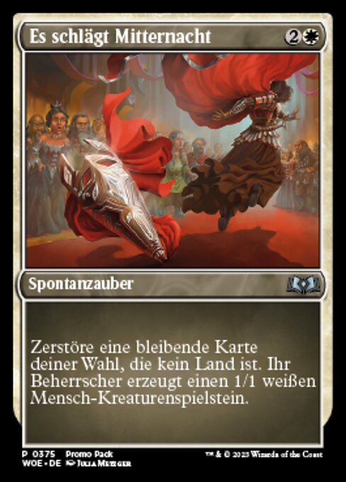 Es schlägt Mitternacht PWOE-375 Uncommon Near Mint Deutsch