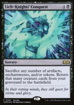 Eroberungszug der Lich-Ritter (V.3) PWOE-380 Rare Near Mint Deutsch Foil