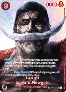 Edward.Newgate (OP02-004) OP04 Special Rare Near Mint Englisch