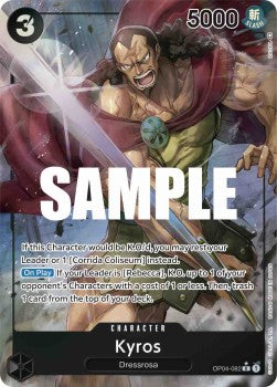 Kyros (OP04-082) (V.2) OP04 Alternate Art Near Mint Englisch