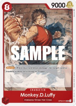 Monkey.D.Luffy (OP04-014) OP04 Uncommon Near Mint Englisch