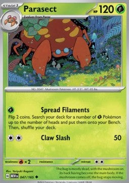 Parasek MEW-047 Uncommon Excellent Deutsch Reverse Holo
