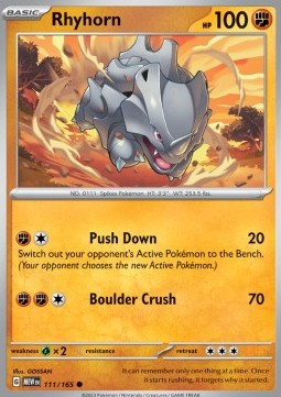 Rihorn MEW-111 Common Near Mint Deutsch Reverse Holo