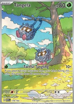Tangela MEW-178 Illustration Rare Good Deutsch