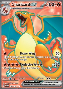 Charizard ex MEW-183 Ultra Rare Excellent Englisch