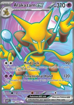 Alakazam ex MEW-188 Ultra Rare Near Mint Englisch