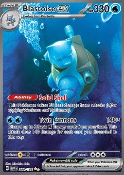 Blastoise ex MEW-200 Special Illustration Rare Near Mint Englisch