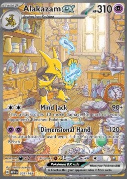 Alakazam ex MEW-201 Special Illustration Rare Near Mint Englisch