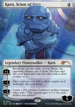 Karn, Scion of Urza SLDLILEST-1419 Mythic Near Mint Englisch Foil
