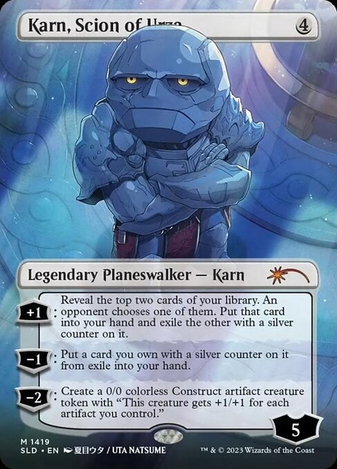 Karn, Scion of Urza SLDLILEST-1419 Mythic Near Mint Englisch Foil