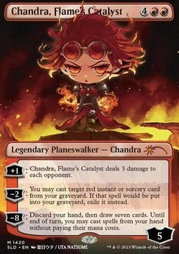Chandra, Flame's Catalyst SLDLILEST-1420 Mythic Excellent Englisch Foil