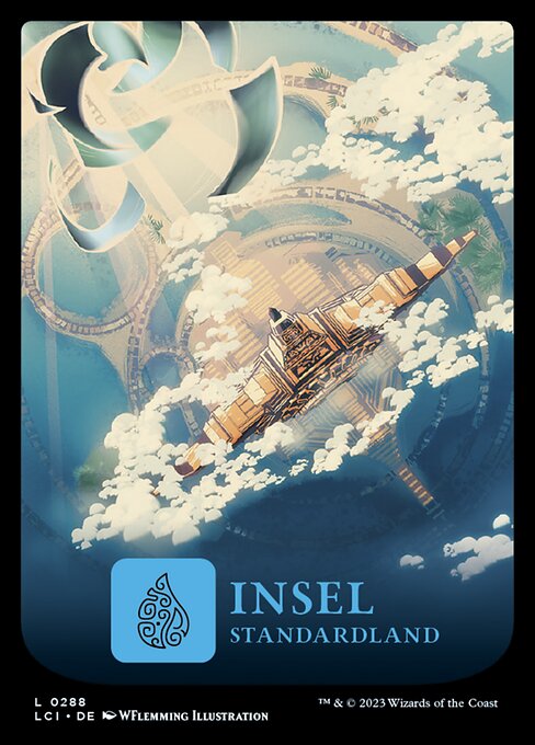Insel (V.1) LCI-288 Land Near Mint Deutsch
