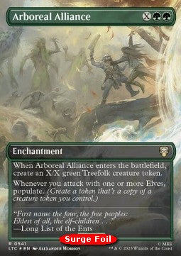 Arboreal Alliance (V.2) LTRH-541 Rare Excellent Englisch Foil