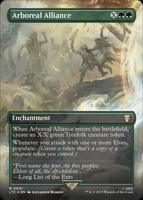 Arboreal Alliance LTRH-541 Rare Near Mint Englisch Foil