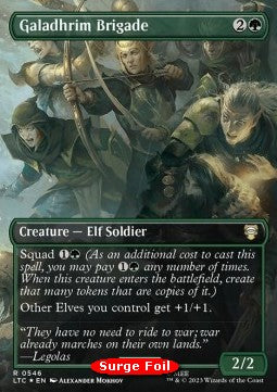 Galadhrim Brigade (V.2) LTRH-546 Rare Excellent Englisch Foil