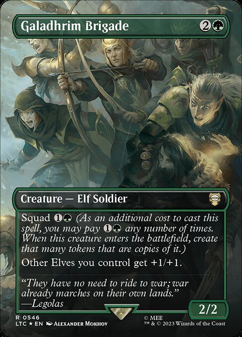 Galadhrim Brigade (V.2) LTRH-546 Rare Excellent Englisch Foil