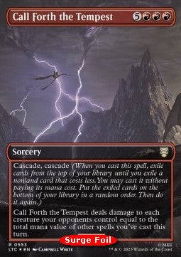 Call Forth the Tempest LTRH-553 Rare Near Mint Englisch Foil