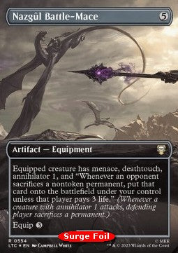Nazgûl Battle-Mace (V.2) LTRH-554 Rare Near Mint Englisch Foil
