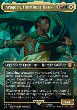 Aragorn, Hornburg Hero (V.1) LTRH-492 Mythic Near Mint Englisch