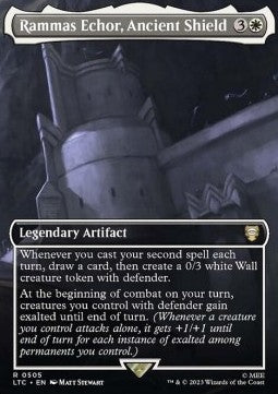 Rammas Echor, Ancient Shield (V.1) LTRH-505 Rare Near Mint Englisch Foil