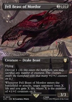 Fell Beast of Mordor (V.1) LTRH-513 Rare Excellent Englisch