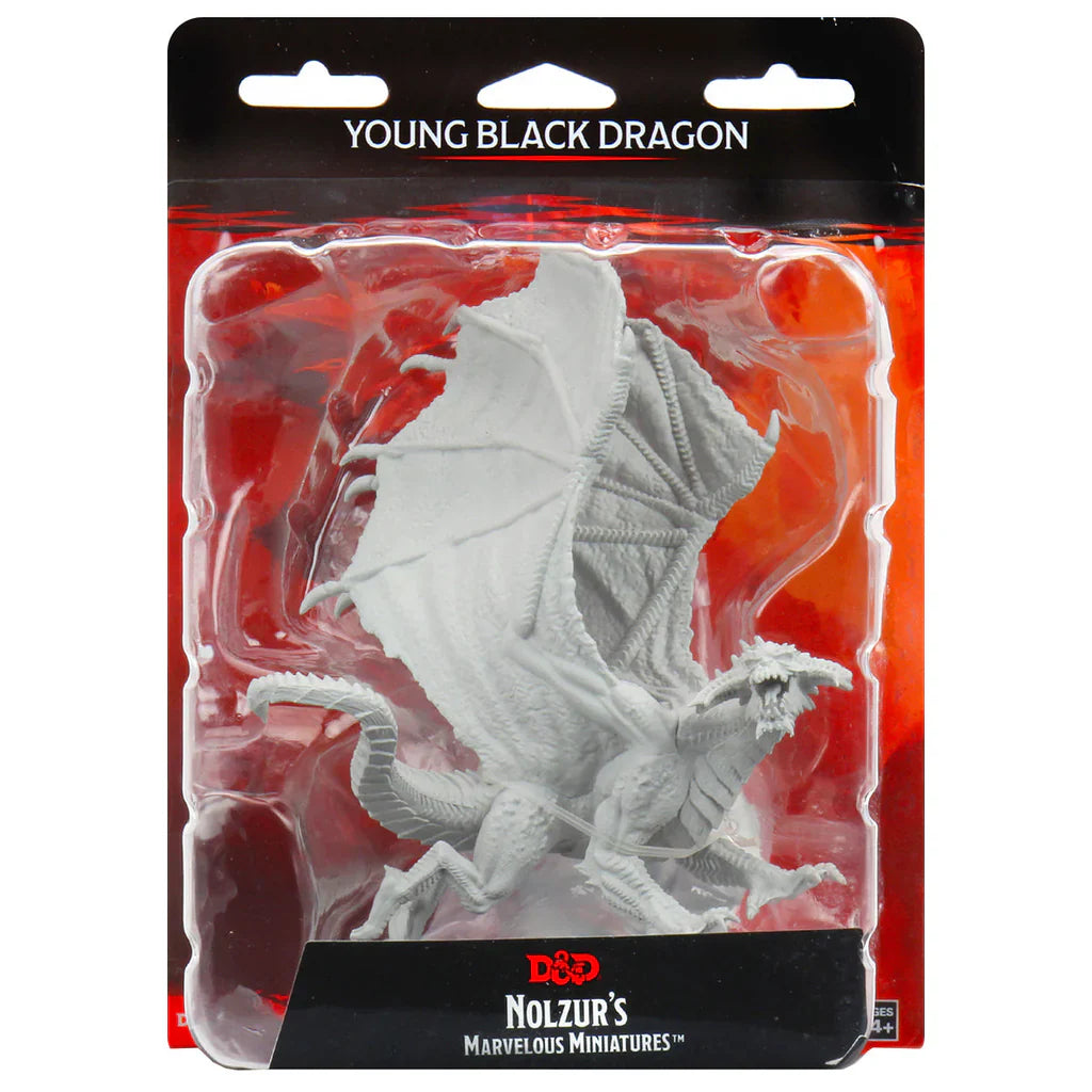 D&D Nolzur's Marvelous Miniatures - Young Black Dragon