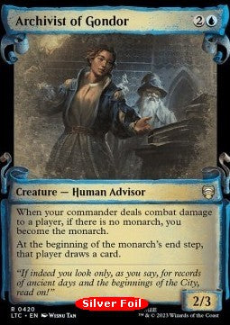 Archivarin aus Gondor (V.2) LTRH-420 Rare Excellent Englisch Foil